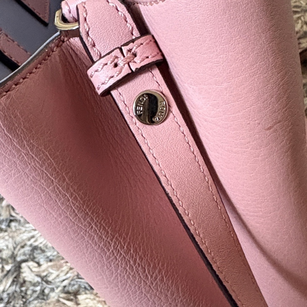 Fendi Light Pink Satchel Silver Hardware 8x11x5 - Picture 8 of 17